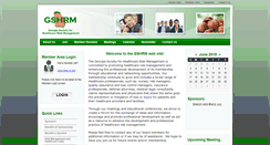 Desktop Screenshot of gshrm.org