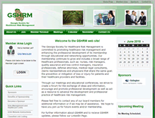 Tablet Screenshot of gshrm.org